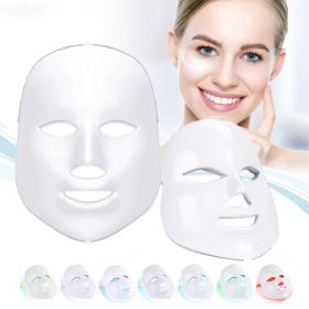 7 Colors LED Facial Mask Red Light Therapy Masks EMS Photon Therapy Face Neck Lifting Beauty Device Professional Facial Products Home Use Beauty