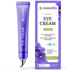 Eye Cream for Dark Circles and Puffiness Day & Night Collagen Hydrating Caffeine Eye Cream for Wrinkles Anti Aging Effect Bags Under Eyes Treatme