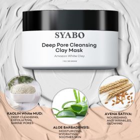 Amazon White Mud Cleaning Facial Mask (Option: Bottled)